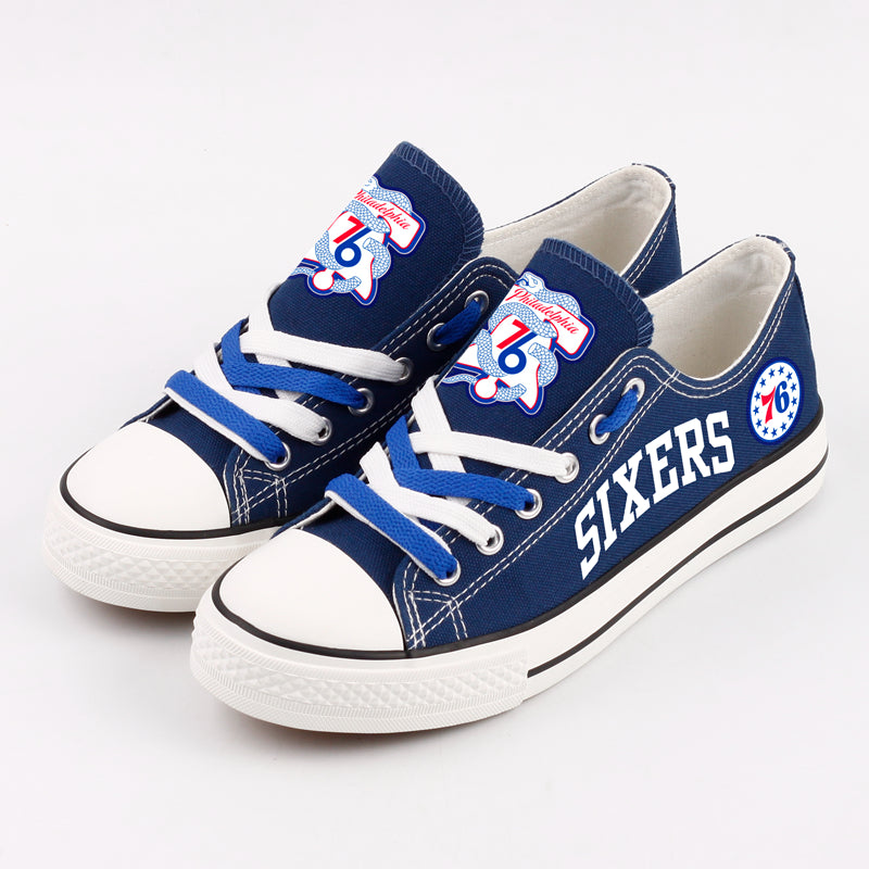 Philadelphia 76ers Atlanta Hawks Sport Sneakers Shoes For Men Women Fans