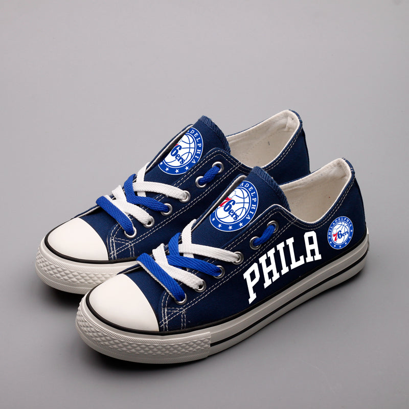 Philadelphia 76ers Atlanta Hawks Sport Sneakers Shoes For Men Women Fans