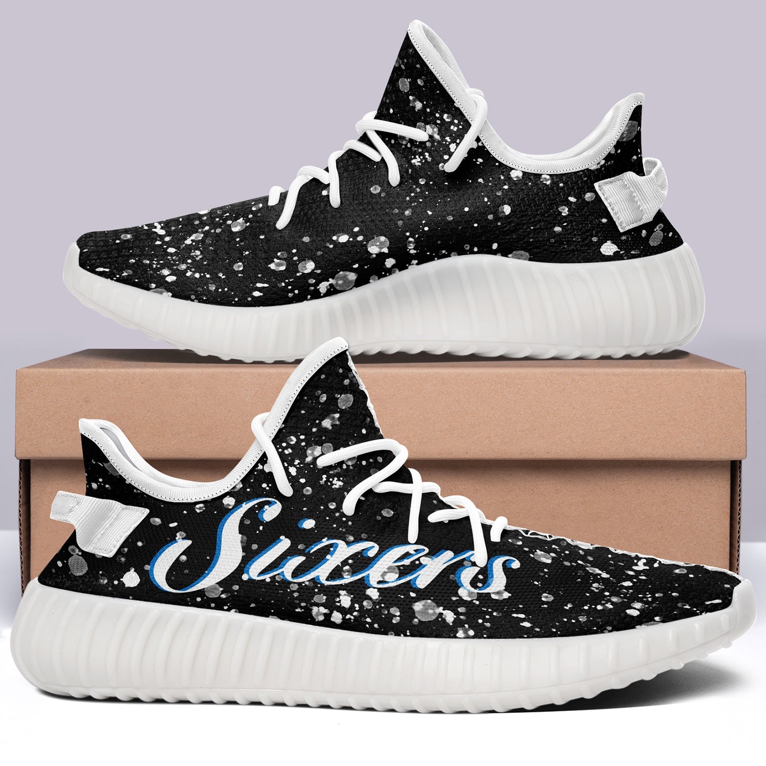 Philadelphia 76ers NBA 350v Yeezy Sneakers For Men Women Fans