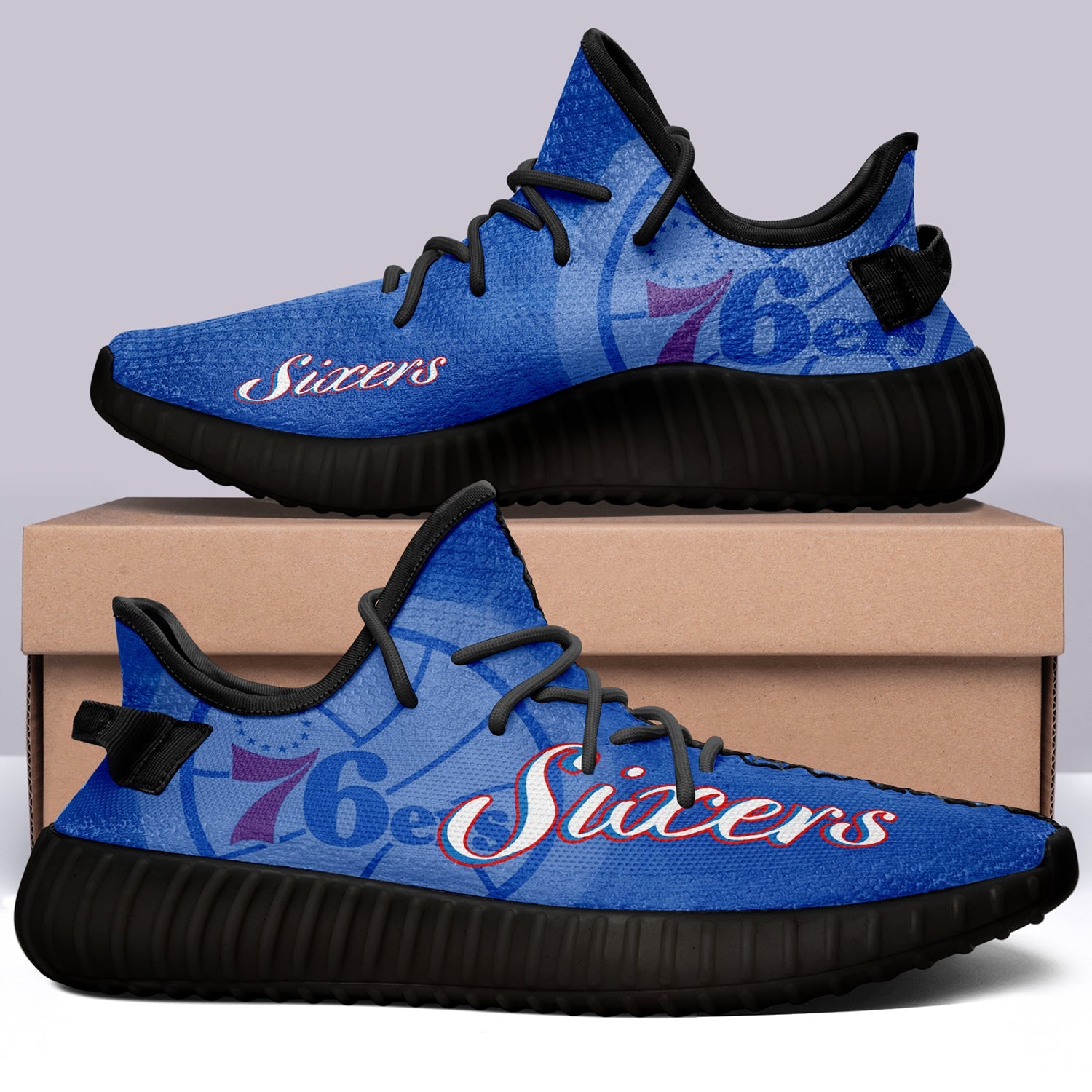 Philadelphia 76ers NBA 350v Yeezy Sneakers For Men Women Fans
