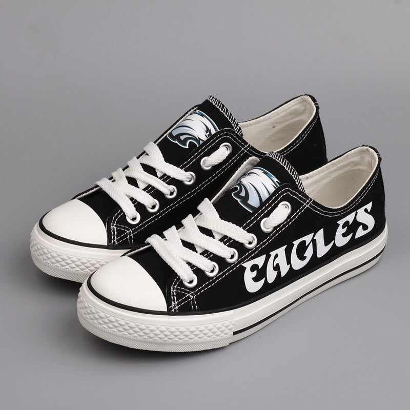 Philadelphia Eagles Low Top Canvas Sport Sneakers Shoes For Men Women Fans