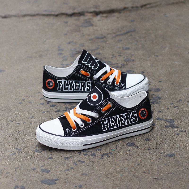 Philadelphia Flyers Low Top Canvas Sport Sneakers Shoes For Men Women Fans