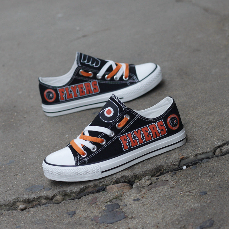 Philadelphia Flyers Low Top Canvas Sport Sneakers Shoes For Men Women Fans