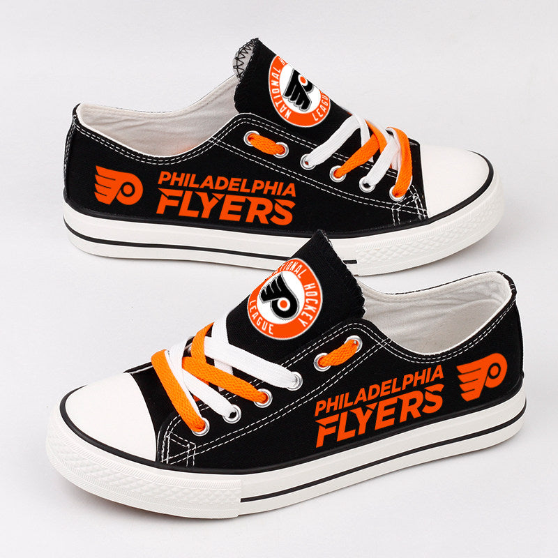 Philadelphia Flyers Low Top Canvas Sport Sneakers Shoes For Men Women Fans
