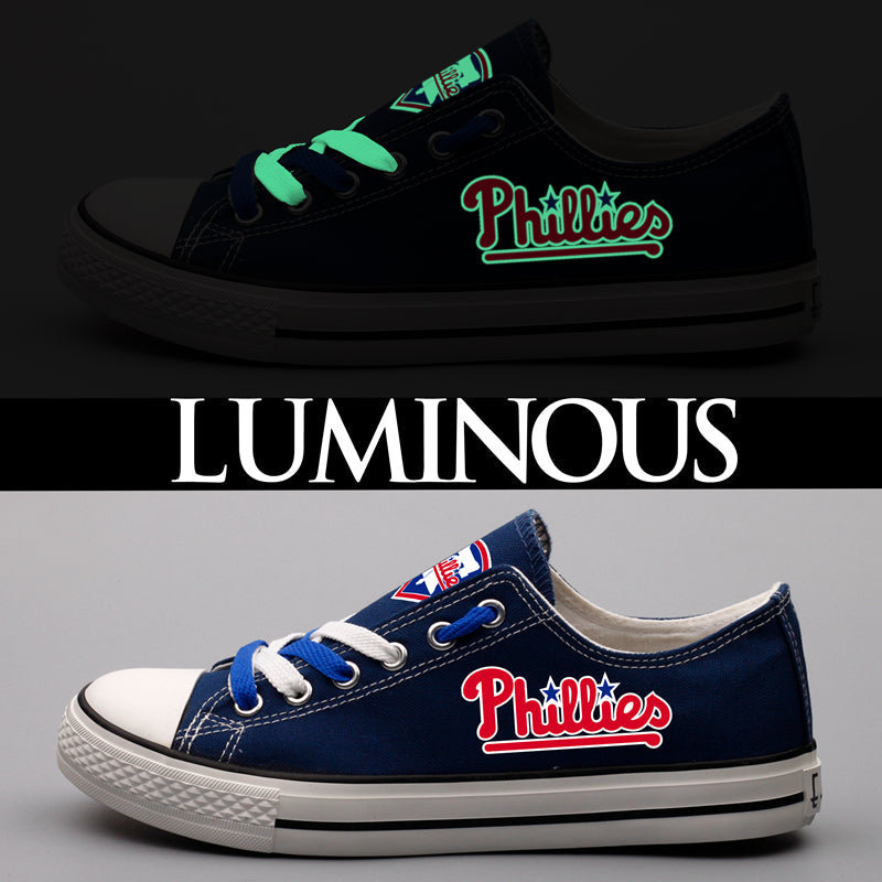 Philadelphia Phillies Limited Print Low Top Canvas Shoes Sport Sneakers For Men Women Fans