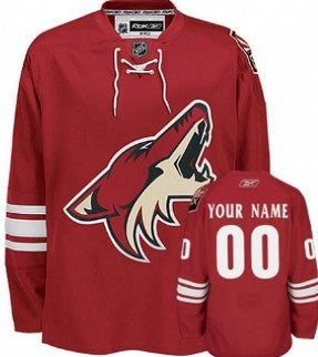 Phoenix Coyotes Customized Red Jersey