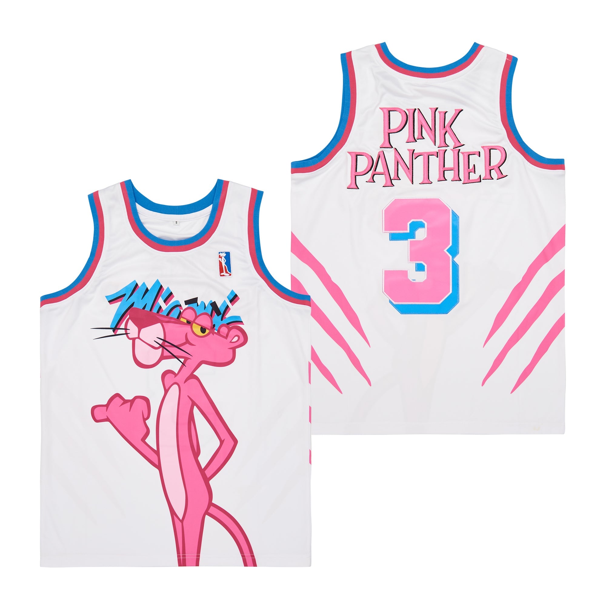Pink Panther #3 Movie Basketball Jersey