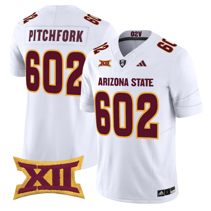Pitchfork Jersey #602 Arizona State Sun Devils 2025 Vapor Stitched