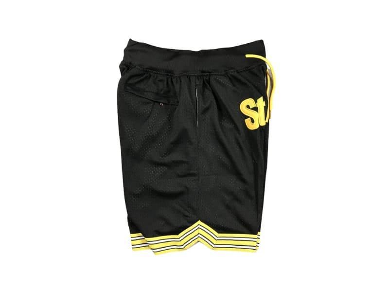 Pittsburgh Steelers Black Championship Shorts