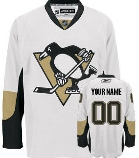 Pittsburgh Penguins Customized White Jersey