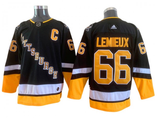 Pittsburgh Penguins #66 Mario Lemieux Black 2021&22 Alternate Jersey