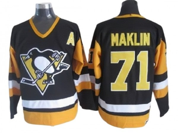 Pittsburgh Penguins #71 Evgeni Malkin Vintage CCM Jersey - White