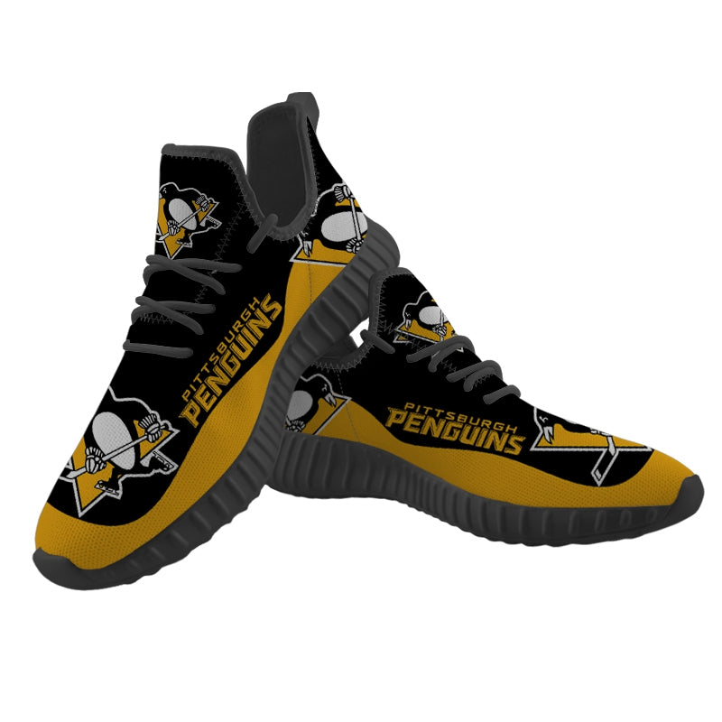 Pittsburgh Penguins V1 NHL Sneaker Shoes Hot Team For Men Women Fans