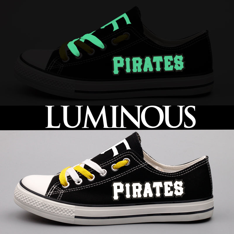 Pittsburgh Pirates Limited Print Low Top Canvas Shoes Sport Sneakers For Men Women Fans