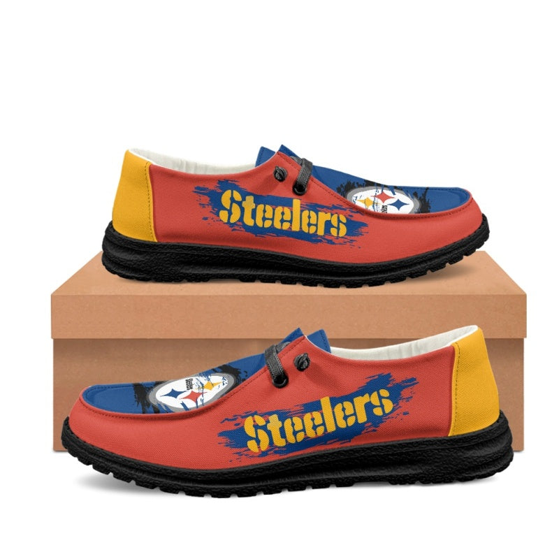 Pittsburgh Steelers V1 BZ15 Sneakers Shoes For Men Women Fans