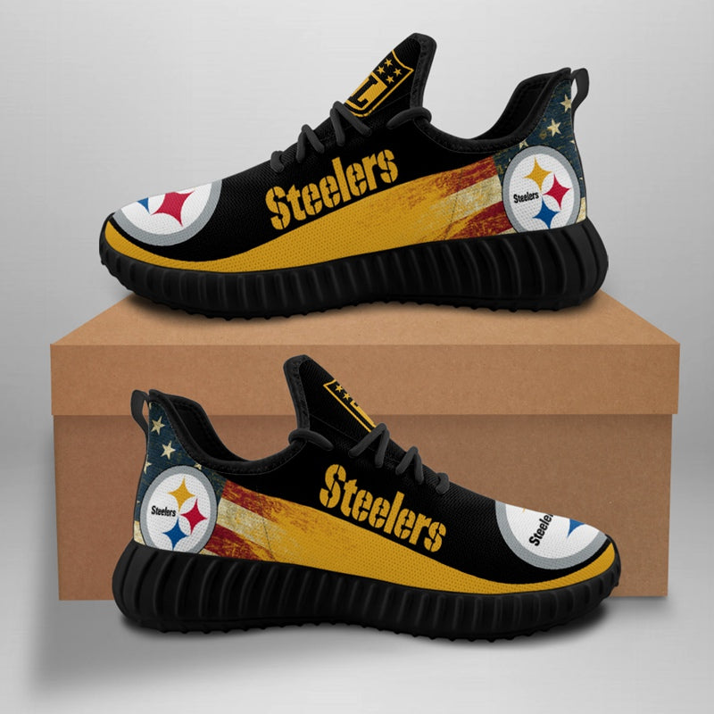 Pittsburgh Steelers Sneaker Shoes NFL For Men Women Fans