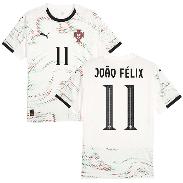 Portugal 2025 Away Joao Felix #11 Jersey