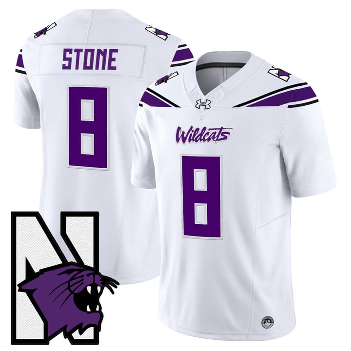 Preston Stone Jersey #8 Northwestern Wildcats Honoring 95 Vapor Limited Stitched