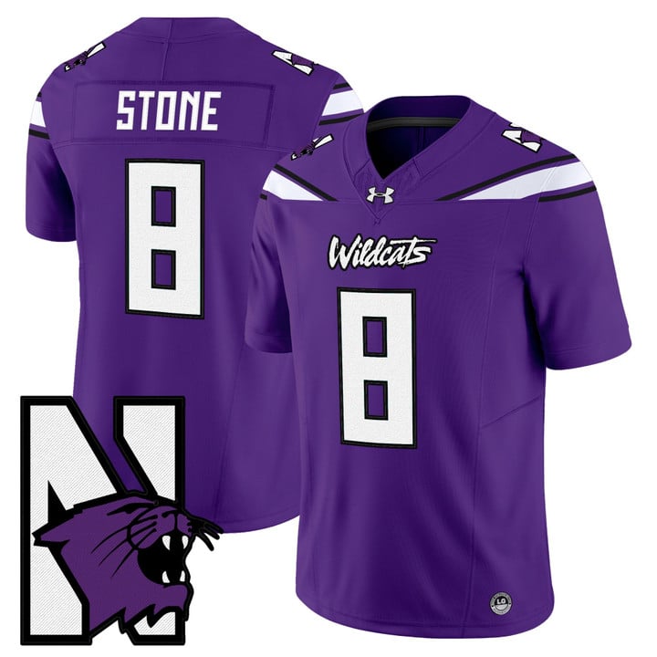 Preston Stone Jersey #8 Northwestern Wildcats Honoring 95 Vapor Limited Stitched