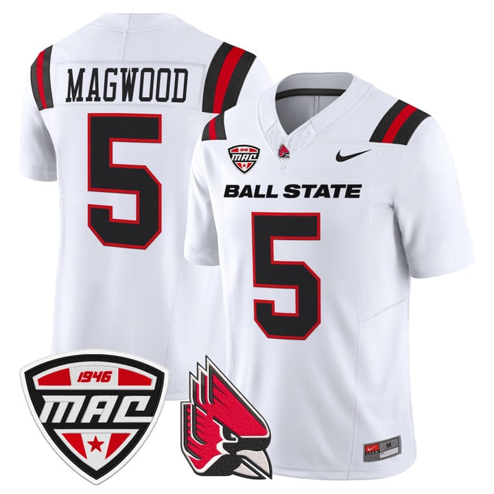 Qian Magwood Jersey #5 Ball State Cardinals 2025 Limited Stitched