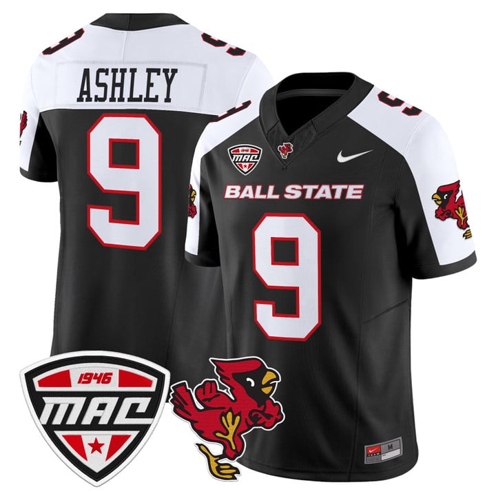 Qua Ashley Jersey #9 Ball State Cardinals 2025 Limited Stitched