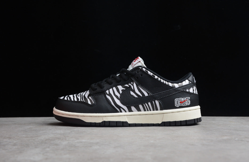 Quartersnacks X NK Dunk Low Zebra
