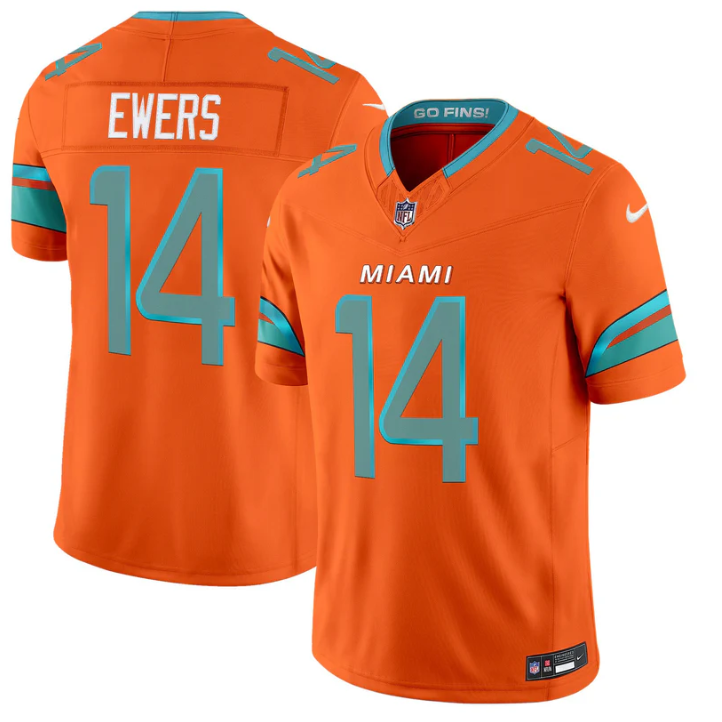 Quinn Ewers Jersey #14 Rivalries 2025 Vapor Limited Stitched