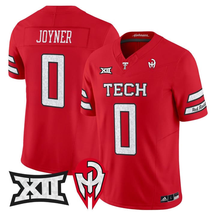 Quinten Joyner Jersey #0 Texas Tech Red Raiders Too Cold Vapor Stitched