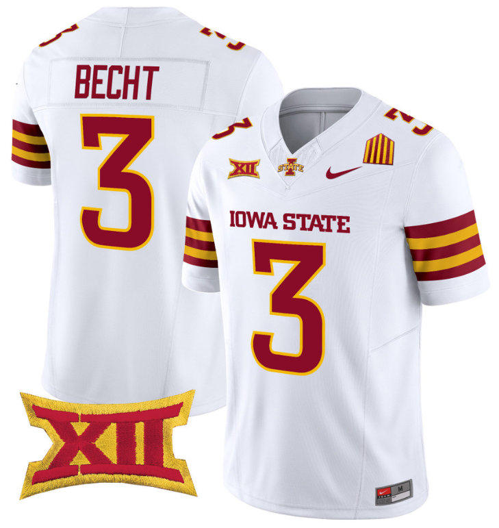 Troy Davis Jersey #28 Iowa State Cyclones Vapor Limited College Football Stitched Black Alternate