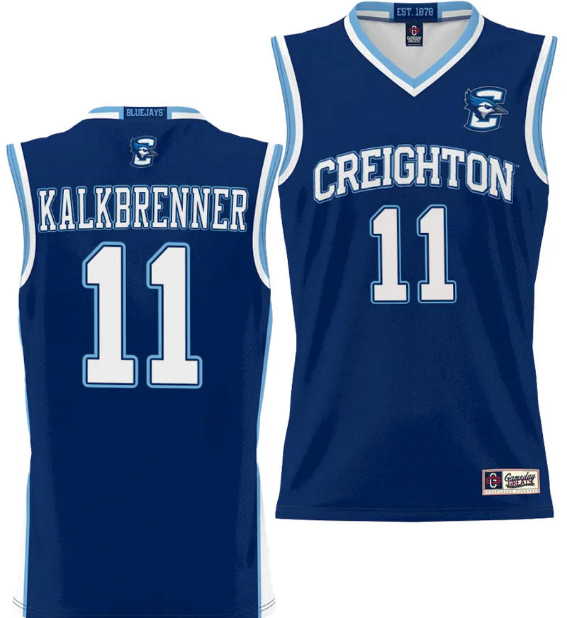 Ryan Kalkbrenner Jersey #11 Creighton Bluejays College Basketball Performance
