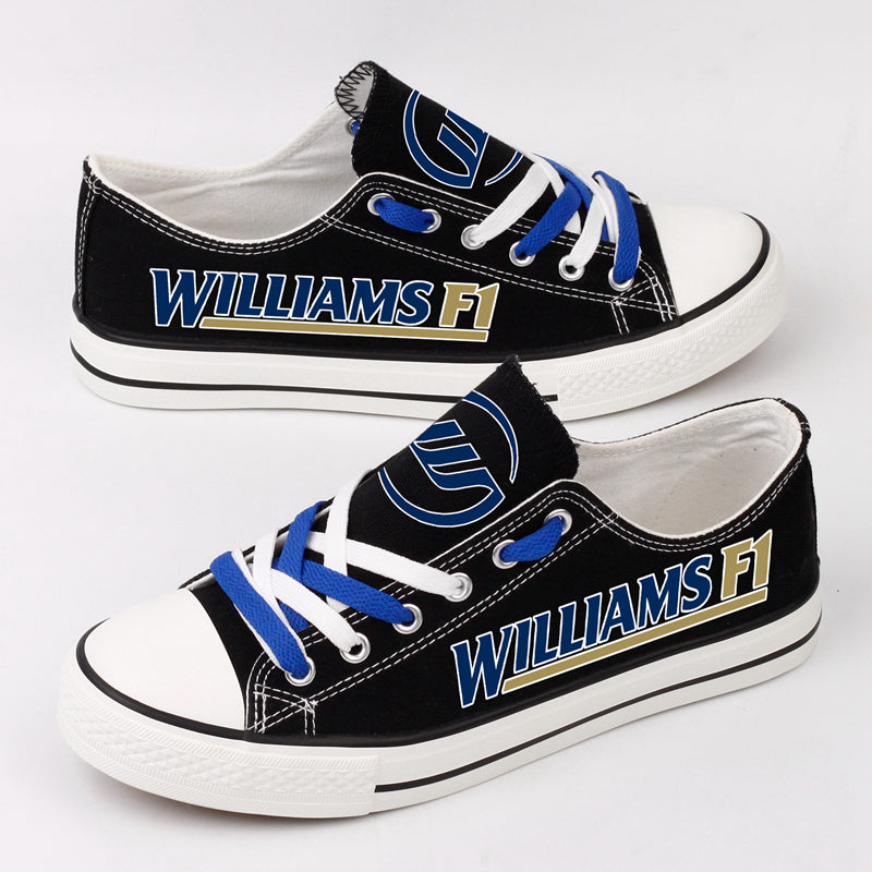 ROKiT Williams Racing Canvas Sneakers Shoes For Men Women Fans