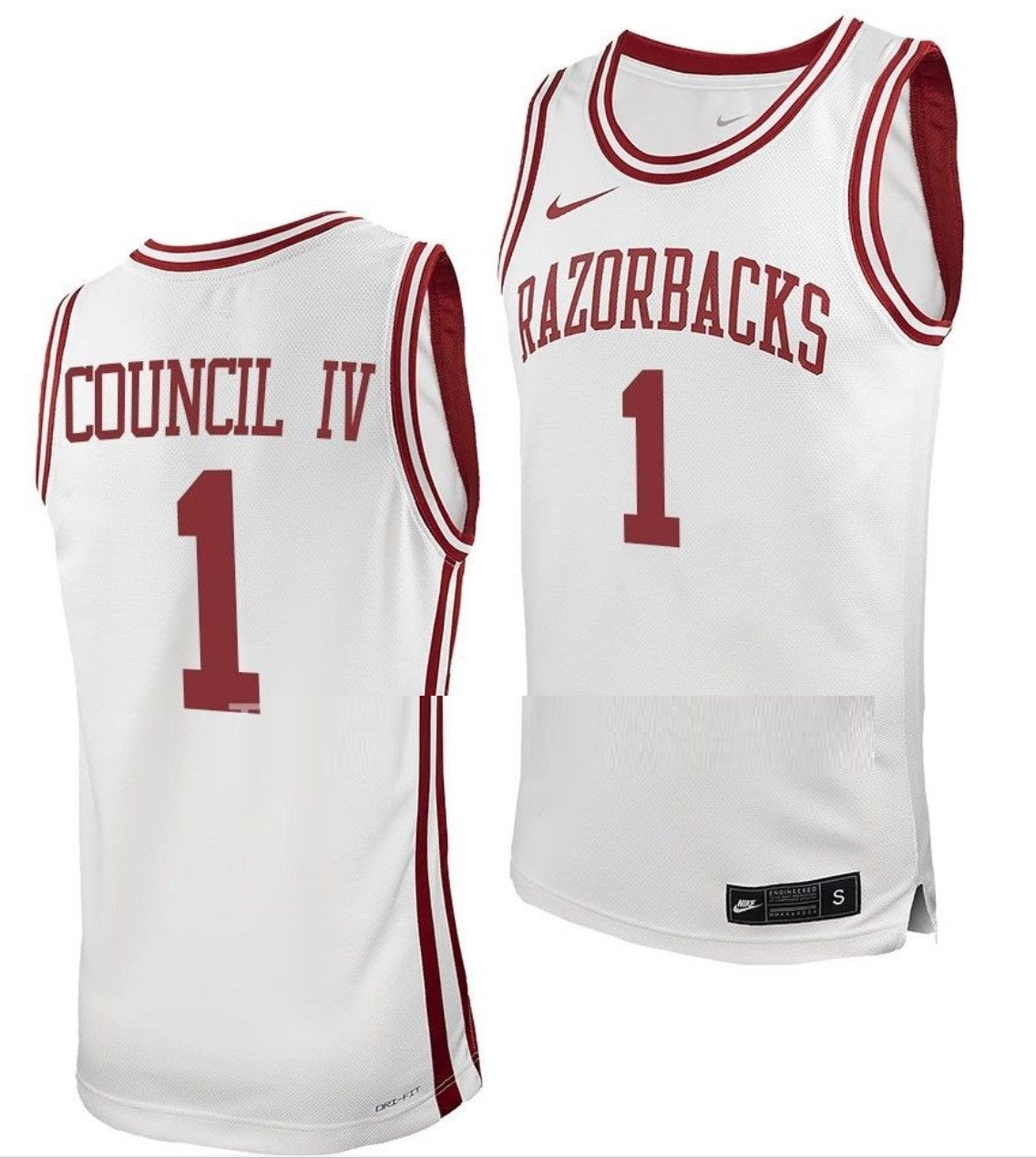 Ricky Council IV Jersey Arkansas Razorbacks College Basketball 100 Season #1