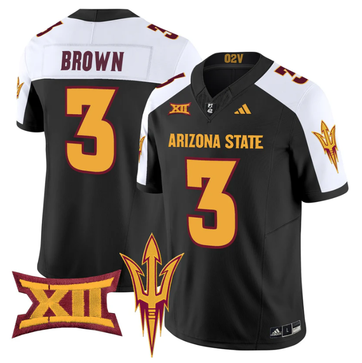 Raleek Brown Jersey #3 Arizona State Sun Devils 2025 Vapor Stitched
