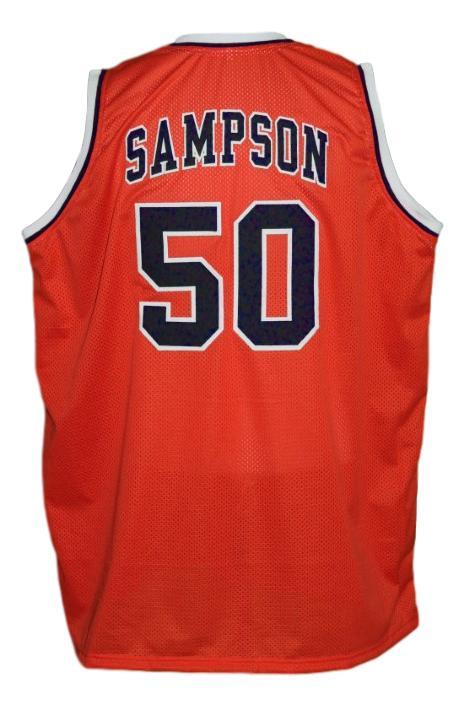 Ralph Sampson Jersey #50 Virginia College Basketball Orange