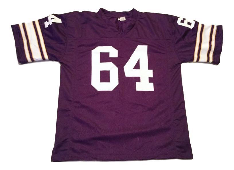 Randall McDaniel CUSTOM STITCHED Unsigned Football Jersey Purple