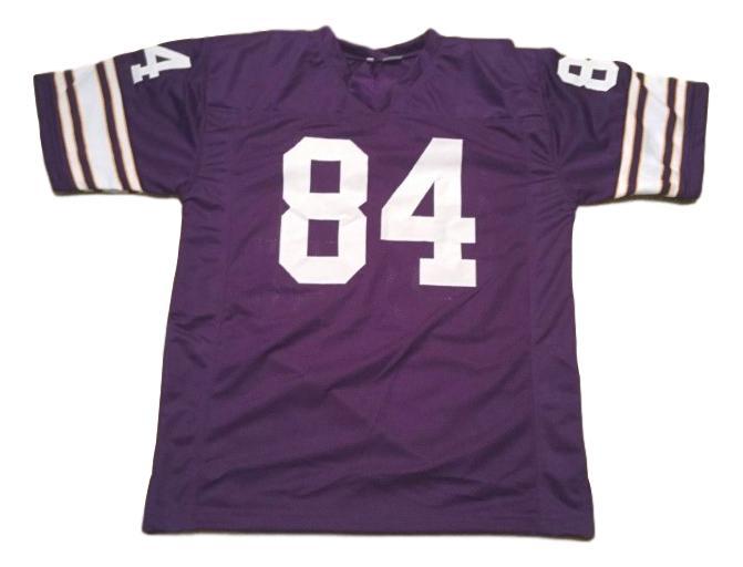 Randy Moss CUSTOM STITCHED Unsigned Football Jersey Purple