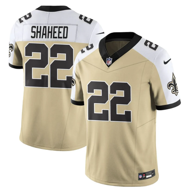 Rashid Shaheed Jersey #22 Alternate Vapor Limited Football All Stitched Gold Alter