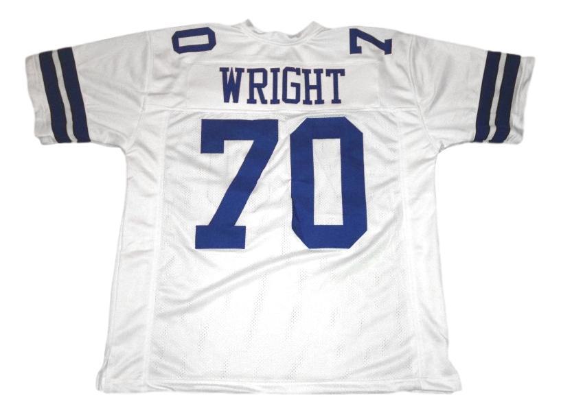 Rayfield Wright CUSTOM STITCHED Unsigned Football Jersey White