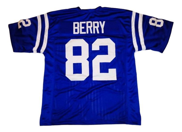 Raymond Berry CUSTOM STITCHED Unsigned Football Jersey Blue