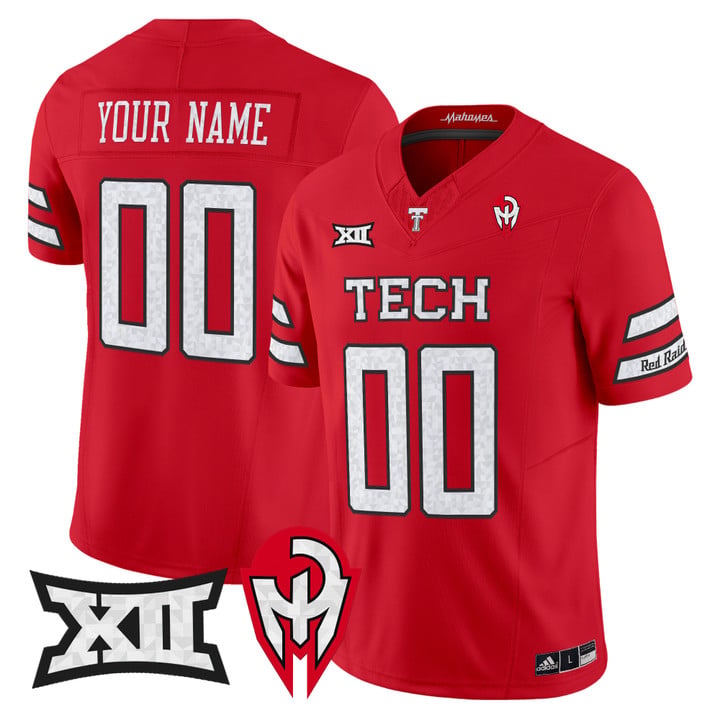 Custom Texas Tech Red Raiders Jersey Too Cold Vapor Limited Stitched