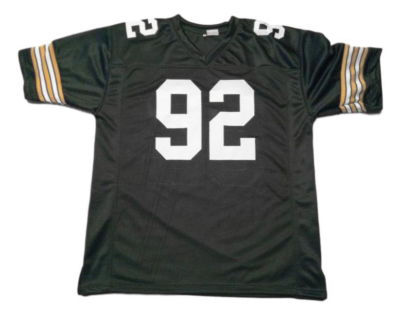 Reggie White CUSTOM STITCHED Unsigned Football Jersey Green