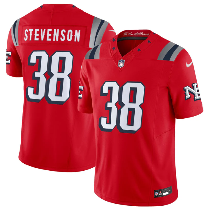 Rhamondre Stevenson Jersey #38 Rivalries 2025 Vapor Limited Stitched