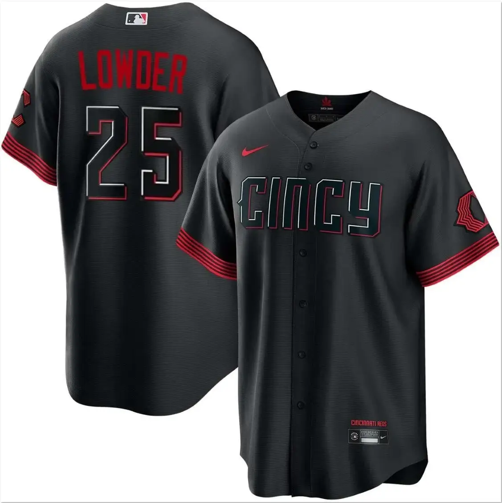 Rhett Lowder Jersey #25 Reds Vapor Premier Limited All Stitched