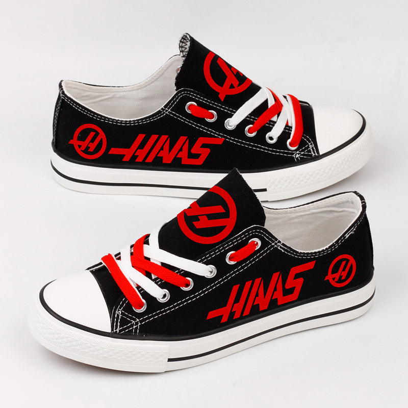 Rich Energy Haas F1 Team Canvas Sneakers Shoes For Men Women Fans