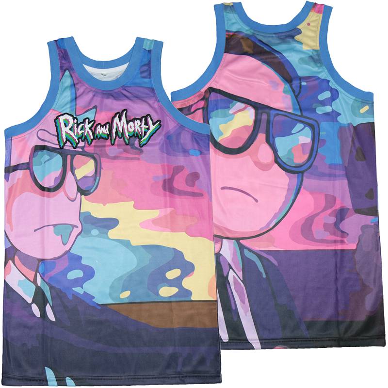 Rick And Morty Secretagent Movie Basketball Jersey
