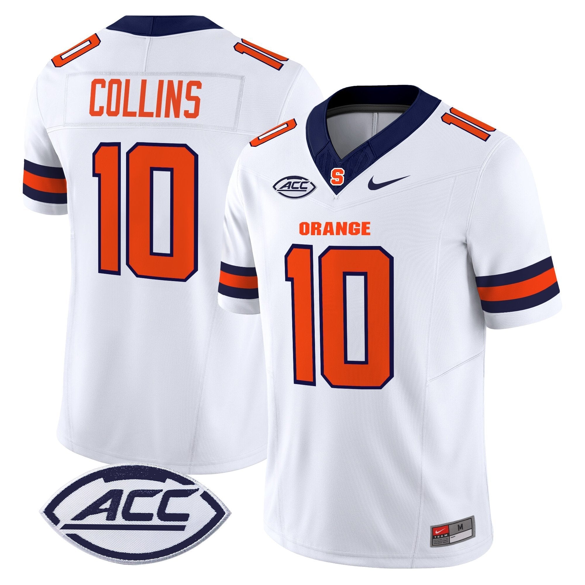 Rickie Collins Jersey #10  Syracuse Orange 2025 Limited Stitched White