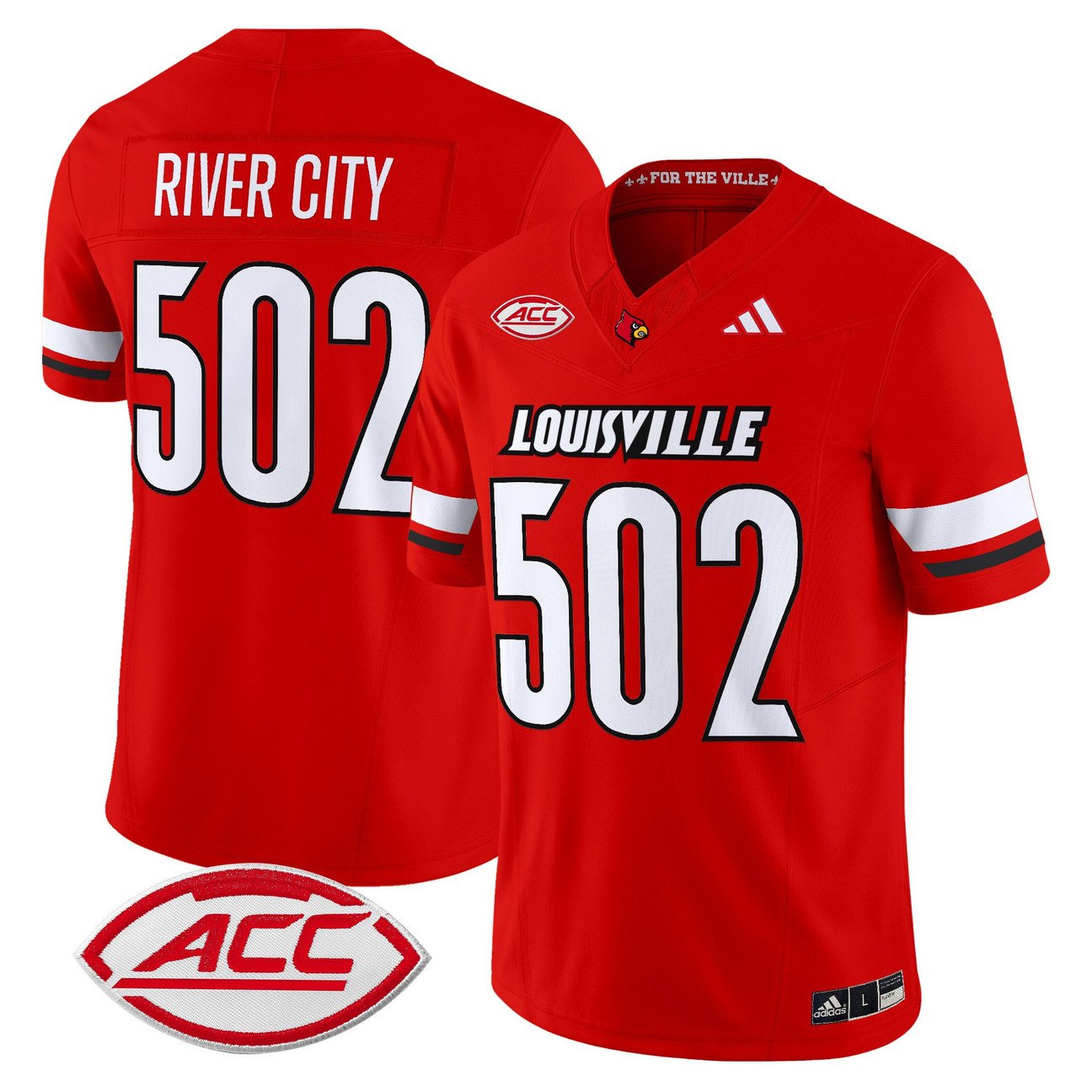 River City Jersey #502 Louisville Cardinals 2025 Vapor Limited Stitched