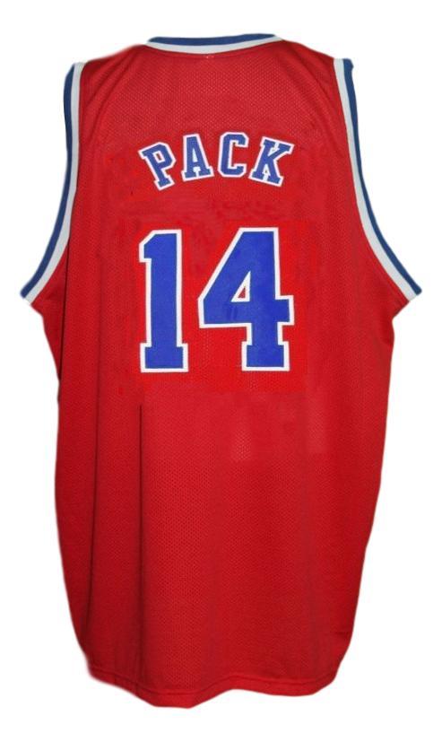 Robert Pack Jersey #14 Washington Retro Basketball Red
