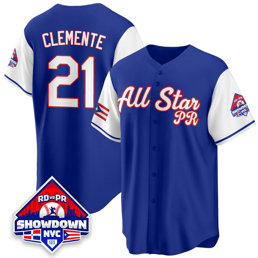 Roberto Clemente Jersey #21 Puerto Rican Baseball All-Star 2025 Stitched White