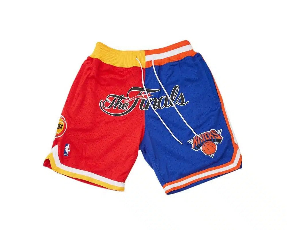 1994 NBA Finals Rockets x Knicks Shorts Red Blue